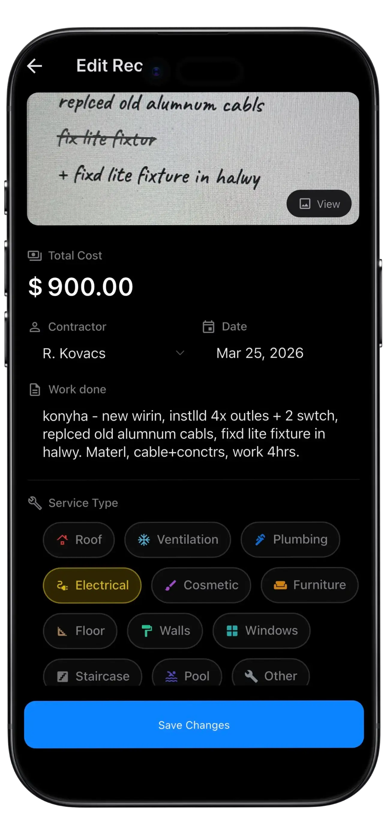 AI Receipt Scanning